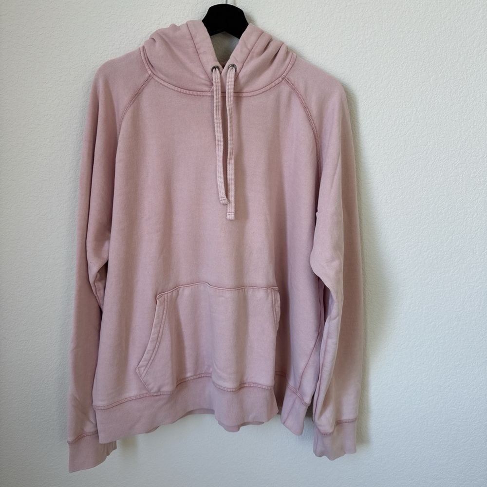 GAP Men’s Classic Blush Pink Pullover Adjustable Hoodies Sweatshirt, size XL